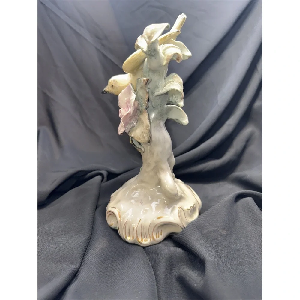 Vintage 1940s Signed Cordey 6023 Porcelain Bird Figurine 9